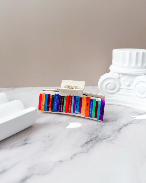 Bookish Claw Clip