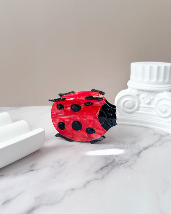 Lady Bug Claw Clip