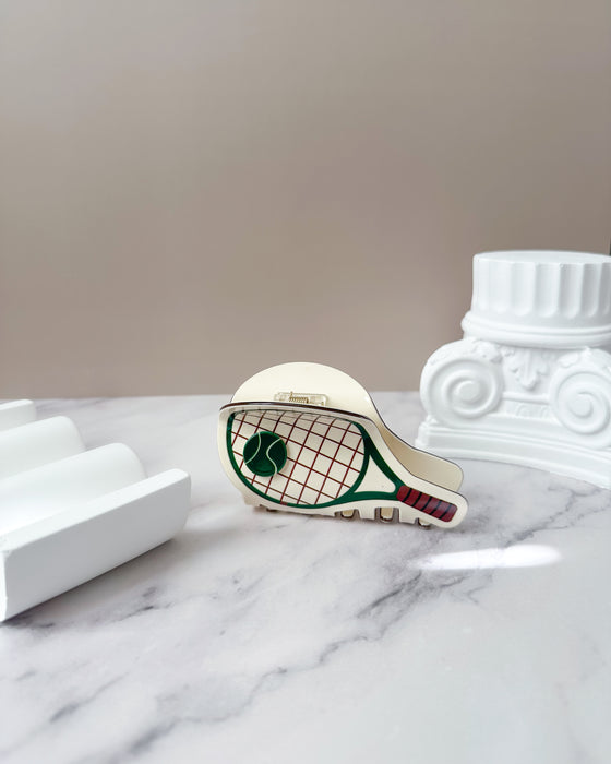 Green Tennis Claw Clip